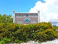 Entrance sign to Oleta River State Park