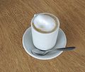 * Nomination: Cup of coffee with a bit of milk, best known as cortado. --Ezarate 20:16, 30 November 2014 (UTC) * * Review needed