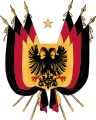 Coat of arms of the short-lived German Empire (1848–49); the German Confederation used a similar eagle.