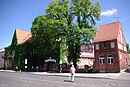 Kulturhaus „Stadtgarten“ mit Nebengebäude und Einfriedung