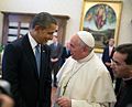 Pope Francis meets Barack Obama,  → 2014-03-27.