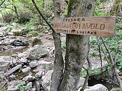 La valle del Rameston col torrente omonimo