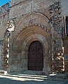 The Royal Portal opens into the cloister. It was once surrounded by a porch.