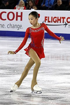 Elisabet Tursynbajewa bei Skate Kanada 2018