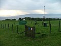 Visible during exercises; open hatch (subject to weather), GZI drum (white), FSM dome cover (green), BPI baffle plates (black) and, at Master Posts, aerial mast.