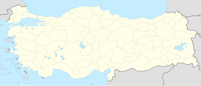 Mappa di localizzazione: Turchia