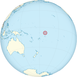 Location of Tokelau