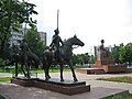 Scholochow-Denkmal, Wolga-Boulevard, Moskau