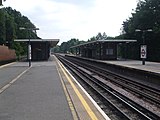 Northbound slow (all stations) platform looking south (platform 3)