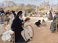 Albert Edelfelt, The Luxembourg Gardens, 1887