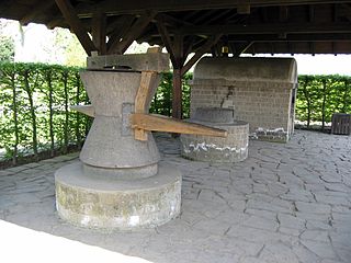 Moulin à blé. Parc archéologique de Xanten