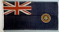 Ensign of the Royal Indian Marine, held at the National Maritime Museum in London.[174] The same design also served as the jack of the Royal Indian Navy.[175]