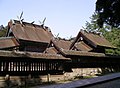 Toits à Izumo-taisha.