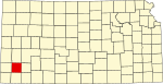 State map highlighting Grant County