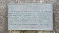 The inscription (1982) on the Minto Memorial Stone.