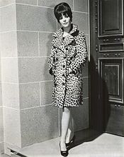 Natalie Wood im Leopardenmantel, für den Film Penelope (1966)