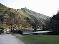 View of Thorpe Cloud from Stepping Stones, Dovedale.