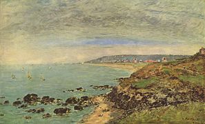 La costa atlántica en Benerville (1897), Museo Boymans Van Beuningen.