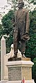 Statue on his gravestone in the Hollywood Cemetery