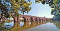 Roman bridge crossing the Guadiana