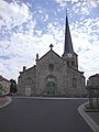 L'église côté façade.