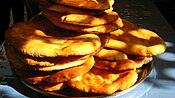 Prepared tandoor bread