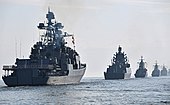 Armada kapal perang Angkatan Laut Rusia
