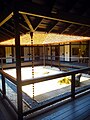 Interior Rock and Sand Garden of Tea House