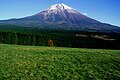 朝霧高原から望む富士山