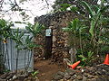 Stone structure behind Ka'ahumanu Church.