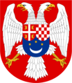 Blason contenant un aigle à deux têtes