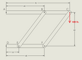 Technical drawings of furniture