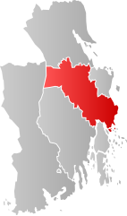 Lage der Kommune in der Provinz Vestfold