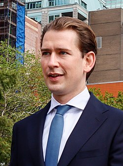 Liittokansleri Kurz vuonna 2021