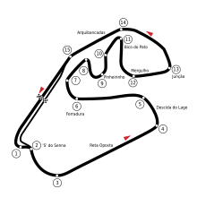 Denah dari Autódromo José Carlos Pace