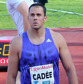 Erik Cadée tijdens de Bislett Games 2015