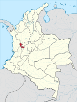 Location of Risaralda