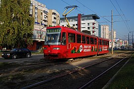 Sarajevo Tram-507 Line-3 2011-11-06 (2).jpg