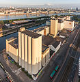 Hafen Köln-Deutz (Ellmühle) aus der Luft (August 2013)