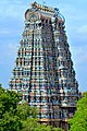 Hindulaisen Meenakshin temppelin torneja 1200-luvulta.