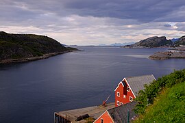 Nyholmsundet in the entrance to Bodø from north.jpg