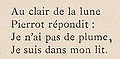 Phrase from File:Au Clair de la Lune children's book.jpg.