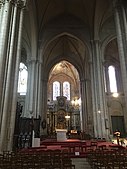 The interior of Poitiers Cathedral