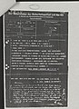 Copie du télex d'Izieu conservé aux Archives nationales américaines, transmis à l'occasion du procès