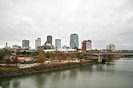 Little Rock, capitale et plus grande ville de l'État.