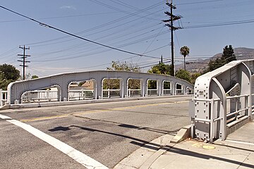 Geneva St. bridge in Glendale, CA