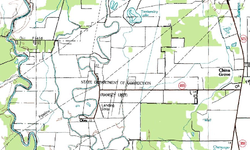 Topographic map of the Ramsey Units, July 1, 1984