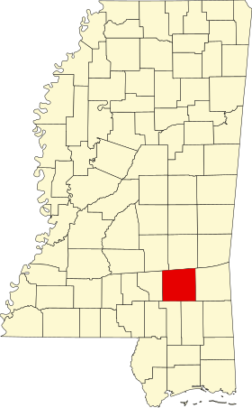 Localisation de Comté de Jones(Jones County)