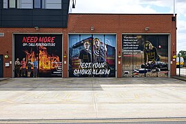 New Brough Fire Station Appliance Doors Detail, East Riding of Yorkshire Aug24.jpg