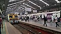 View of a Local Train entering Churchgate Pf.1